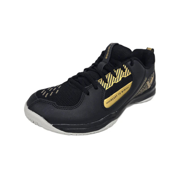Victor AS-12W Unisex Wide Court [Black/Gold]