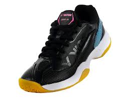 Victor A36211JR-CM Junior Court Shoes Black/Aquarius