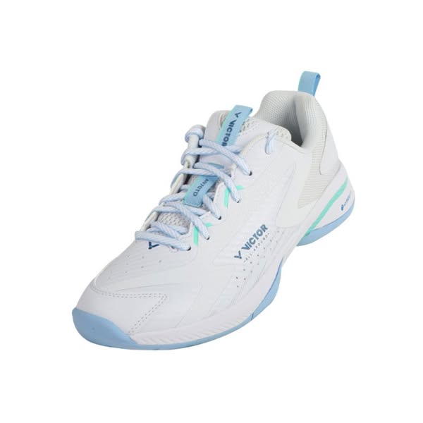 Victor A970TD-AM Unisex Court Shoes [Bright White/Aquarius]