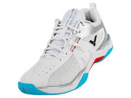 Victor S8211-AS Court Shoe [Bright White/Glossy Silver]