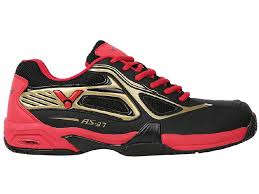 Victor AS-37-CD badminton shoes [Black/Red]